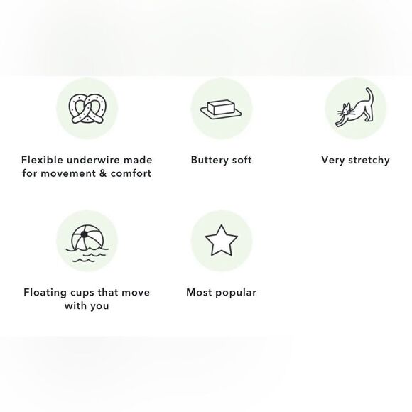 Aerie || NWTs Smoothez Full Coverage Lightly Lined Hot Pink Bra 34C - Picture 4 of 4